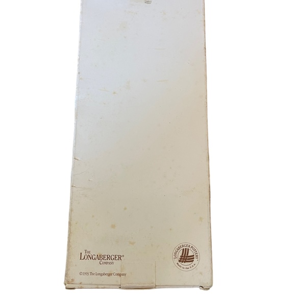 1993 Longaberger  Pottery St. Nick Cookie Mold - Picture 8 of 8